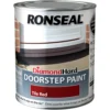 Ronseal Diamond Hard Tile Red - Doorstep Satin Paint - 750ml -Paint And Wallpaper Shop 12841267 1614847480407830