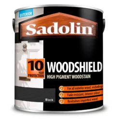 Sadolin Woodshield Woodstain Black - 2.5L -Paint And Wallpaper Shop 12841312 1894951406684856