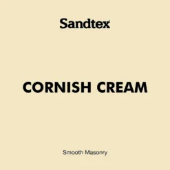 Sandtex® Ultra Smooth Masonry Paint Cornish Cream - 2.5L -Paint And Wallpaper Shop 12841413 1694872084501009