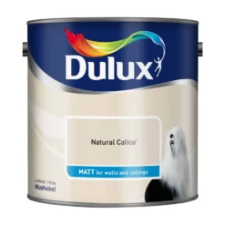 Dulux Matt Emulsion Paint Calico - 2.5L -Paint And Wallpaper Shop 12841935 2084833203527977