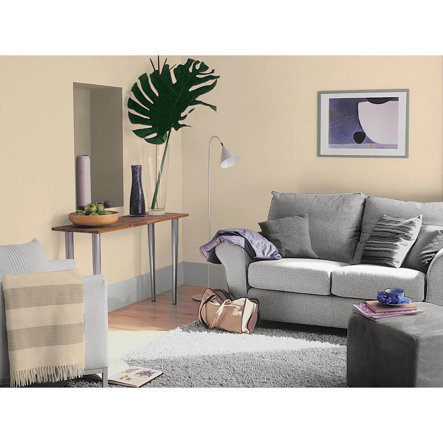 Dulux Matt Emulsion Paint Natural Wicker - 2.5L 4 Dulux Matt Emulsion Paint Natural Wicker - 2.5L - Image 2