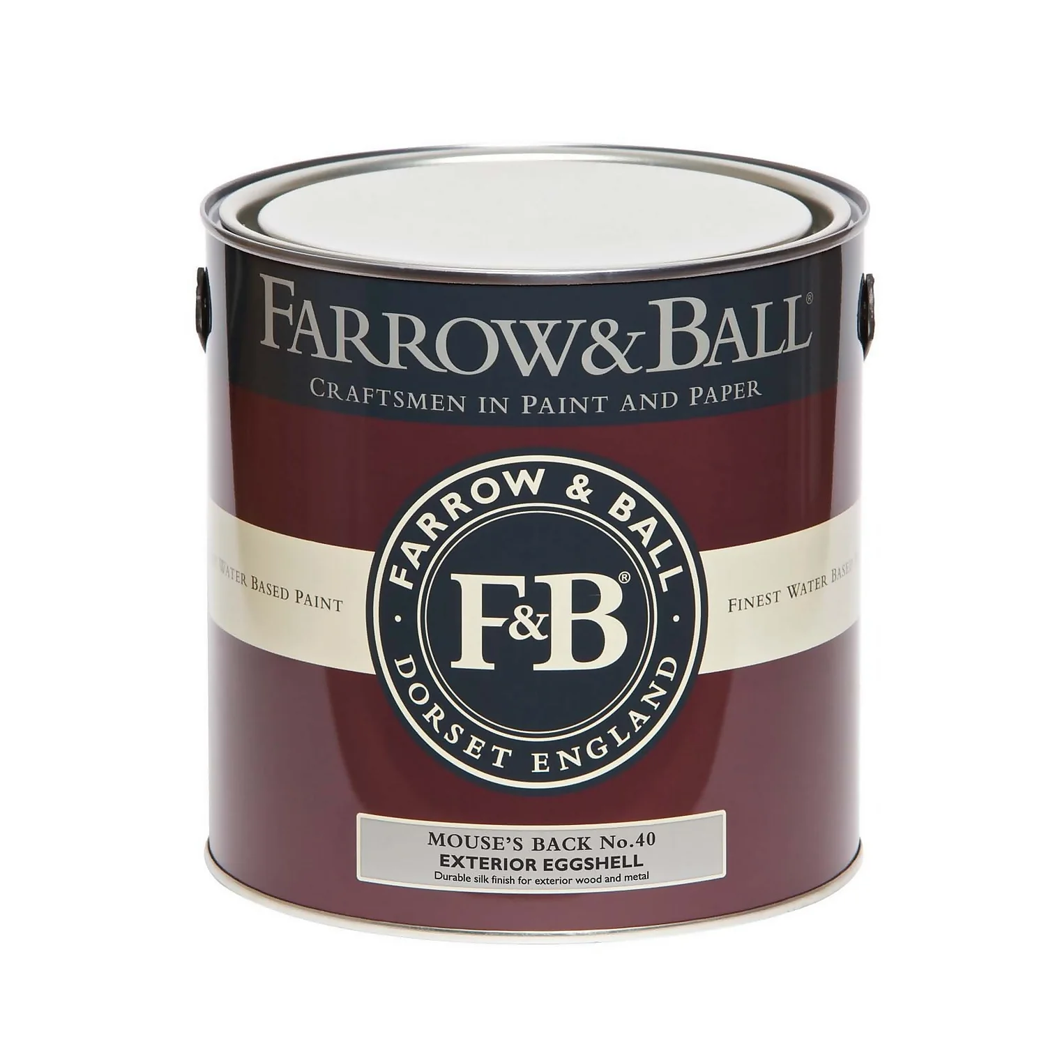Farrow & Ball Exterior Eggshell Mouse's Back - 2.5L 5 Farrow & Ball Exterior Eggshell Mouse's Back - 2.5L - Image 3