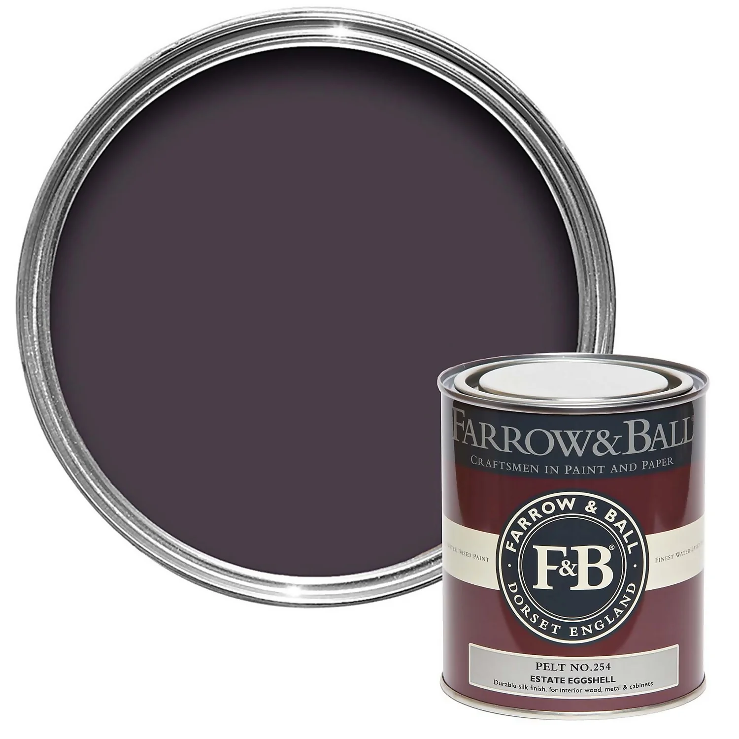 Farrow & Ball Estate Eggshell Pelt - 750ml 3 Farrow & Ball Estate Eggshell Pelt - 750ml