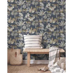 Grandeco Life Jungle Fever Leopard Charcoal Wallpaper 5 Grandeco Life Jungle Fever Leopard Charcoal Wallpaper -Paint And Wallpaper Shop 12843892 1954872846692529