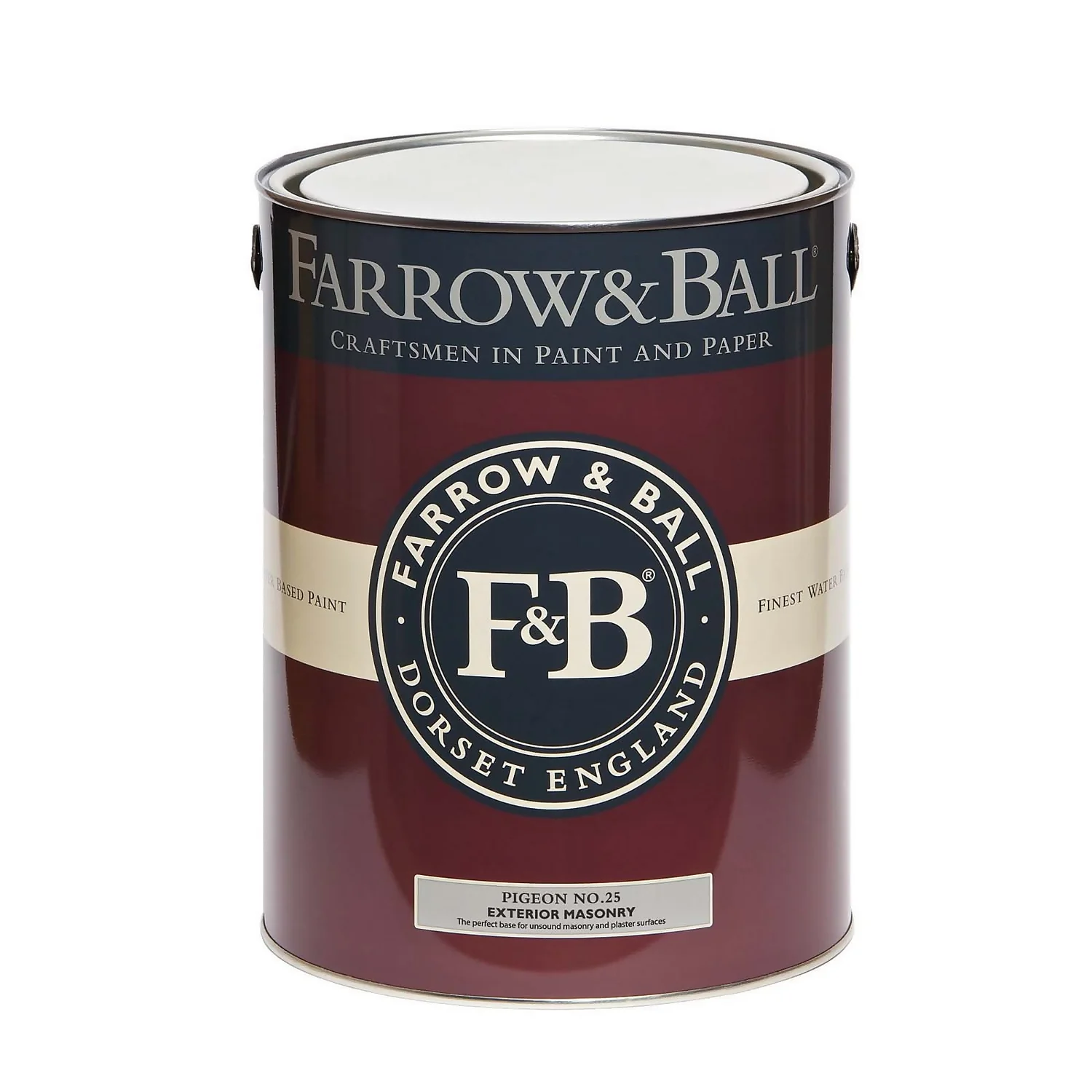 Farrow & Ball Exterior Masonry Paint Pigeon - 5L 6 Farrow & Ball Exterior Masonry Paint Pigeon - 5L - Image 4
