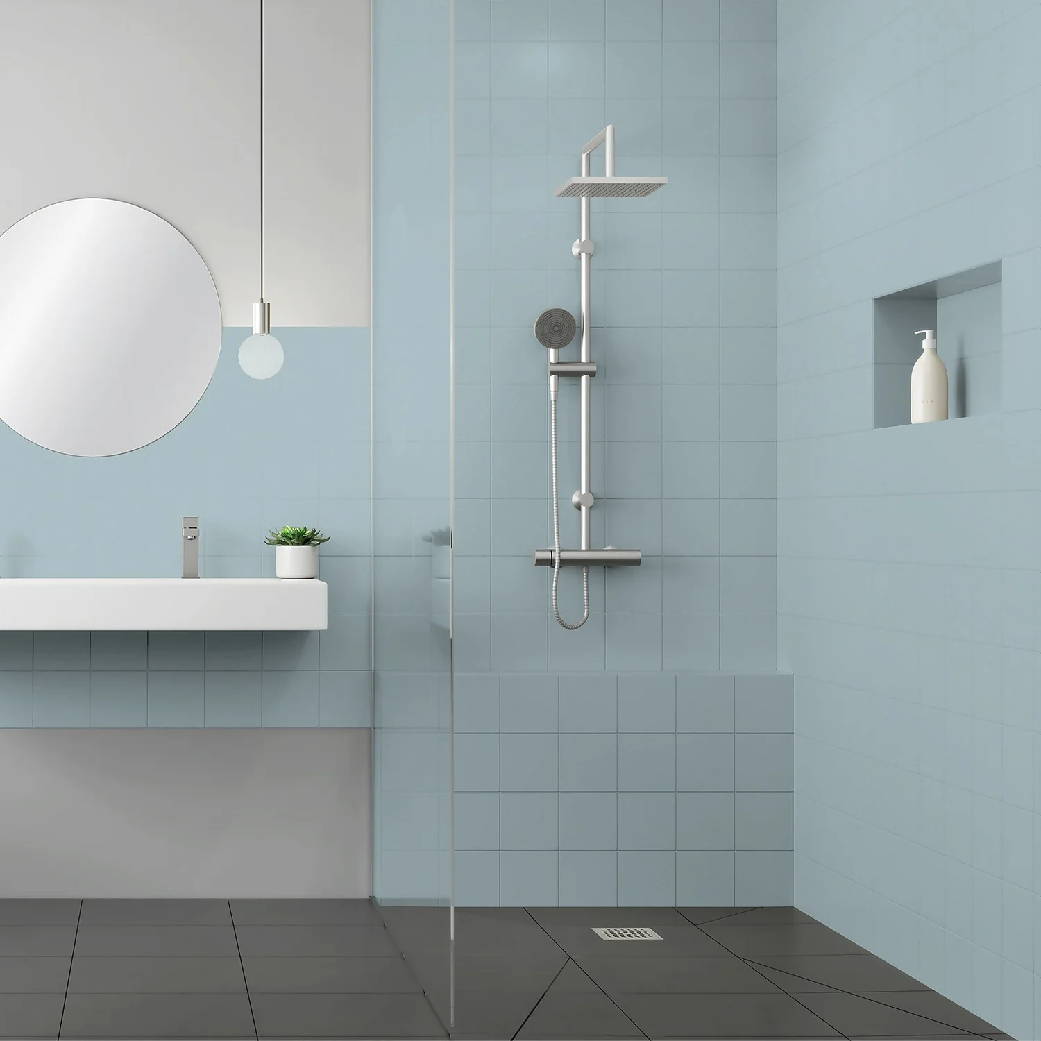 Maison Deco Refresh Bathroom Wall Tile Paint Glacier Blue - 2L 5 Maison Deco Refresh Bathroom Wall Tile Paint Glacier Blue - 2L - Image 3