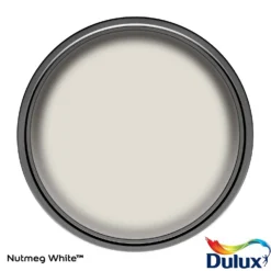 Dulux Simply Refresh One Coat Matt Emulsion Paint Nutmeg White - 2.5L -Paint And Wallpaper Shop 12881523 4554843854530886