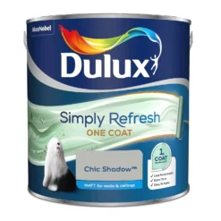 Dulux Simply Refresh One Coat Matt Emulsion Paint Chic Shadow - 2.5L 15 Dulux Simply Refresh One Coat Matt Emulsion Paint Chic Shadow - 2.5L -Paint And Wallpaper Shop 12881525 1164843855466523