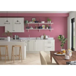 Dulux Simply Refresh Feature Wall One Coat Matt Emulsion Paint Raspberry Diva - 1.25L 16 Dulux Simply Refresh Feature Wall One Coat Matt Emulsion Paint Raspberry Diva - 1.25L -Paint And Wallpaper Shop 12881591 9734843869315921