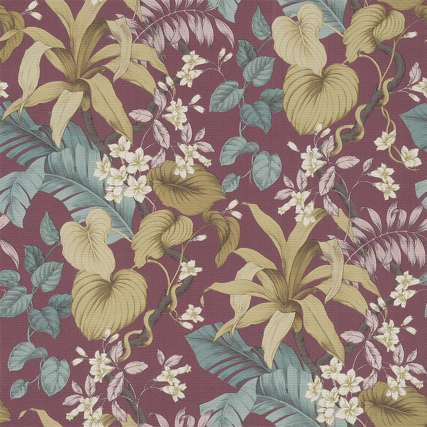 Grandeco Boutique Clarence Vesoule Plum Wallpaper 2 Grandeco Boutique Clarence Vesoule Plum Wallpaper