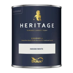 Dulux Heritage Eggshell Paint Indian White - 750ml -Paint And Wallpaper Shop 12881950 9654843781278380