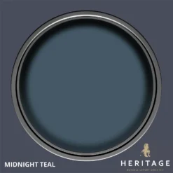 Dulux Heritage Matt Emulsion Paint Midnight Teal - 2.5L -Paint And Wallpaper Shop 12882026 5514843786537518
