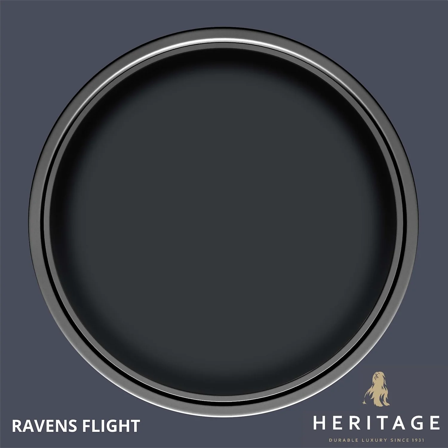 Dulux Heritage Matt Emulsion Paint Ravens Flight - Tester 125ml 5 Dulux Heritage Matt Emulsion Paint Ravens Flight - Tester 125ml - Image 3