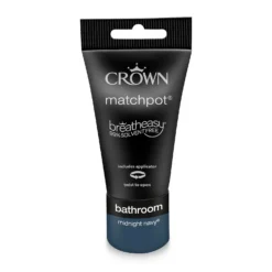 Crown Easyclean Bathroom Paint Midnight Navy - 40ml 13 Crown Easyclean Bathroom Paint Midnight Navy - 40ml -Paint And Wallpaper Shop 12886554 1994853989651176