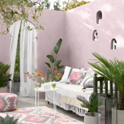 Sandtex Ultra Smooth Masonry Paint Somerset Pink - Tester -Paint And Wallpaper Shop 12886750 1564855752626472