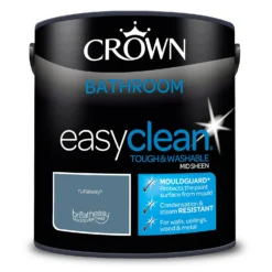 Crown Easyclean® Mouldguard+ Bathroom Mid Sheen Washable Multi Surface Paint Runaway® - 2.5L -Paint And Wallpaper Shop 12886775 4044853416065519