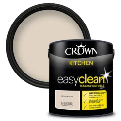 Crown Easyclean®Greaseguard+ Kitchen Matt Washable Multi Surface Paint Afternoon Tea® - 2.5L