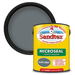 Sandtex® Ultra Smooth Masonry Paint Slate Grey - 5L