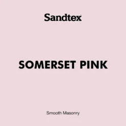 Sandtex® Ultra Smooth Masonry Paint Somerset Pink - 5L -Paint And Wallpaper Shop 12886992 1464855755418329