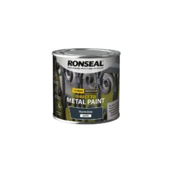 Ronseal Metal Paint Storm Grey Satin 250ml