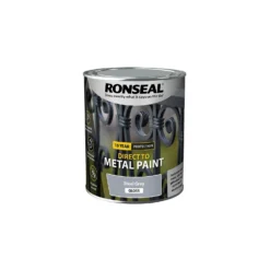 Ronseal Metal Paint Steel Grey Gloss 750ml
