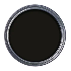 Ronseal Direct Metal Paint Black Satin 750ml -Paint And Wallpaper Shop 12889117 4954926027483606