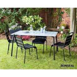 Ronseal Direct Metal Paint Black Satin 750ml -Paint And Wallpaper Shop 12889117 7114843776915876