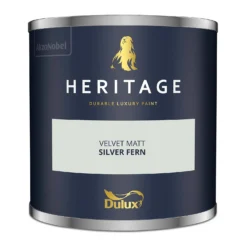 Dulux Heritage Matt Emulsion Paint Silver Fern - Tester 125ml -Paint And Wallpaper Shop 12891353 1144843789946307