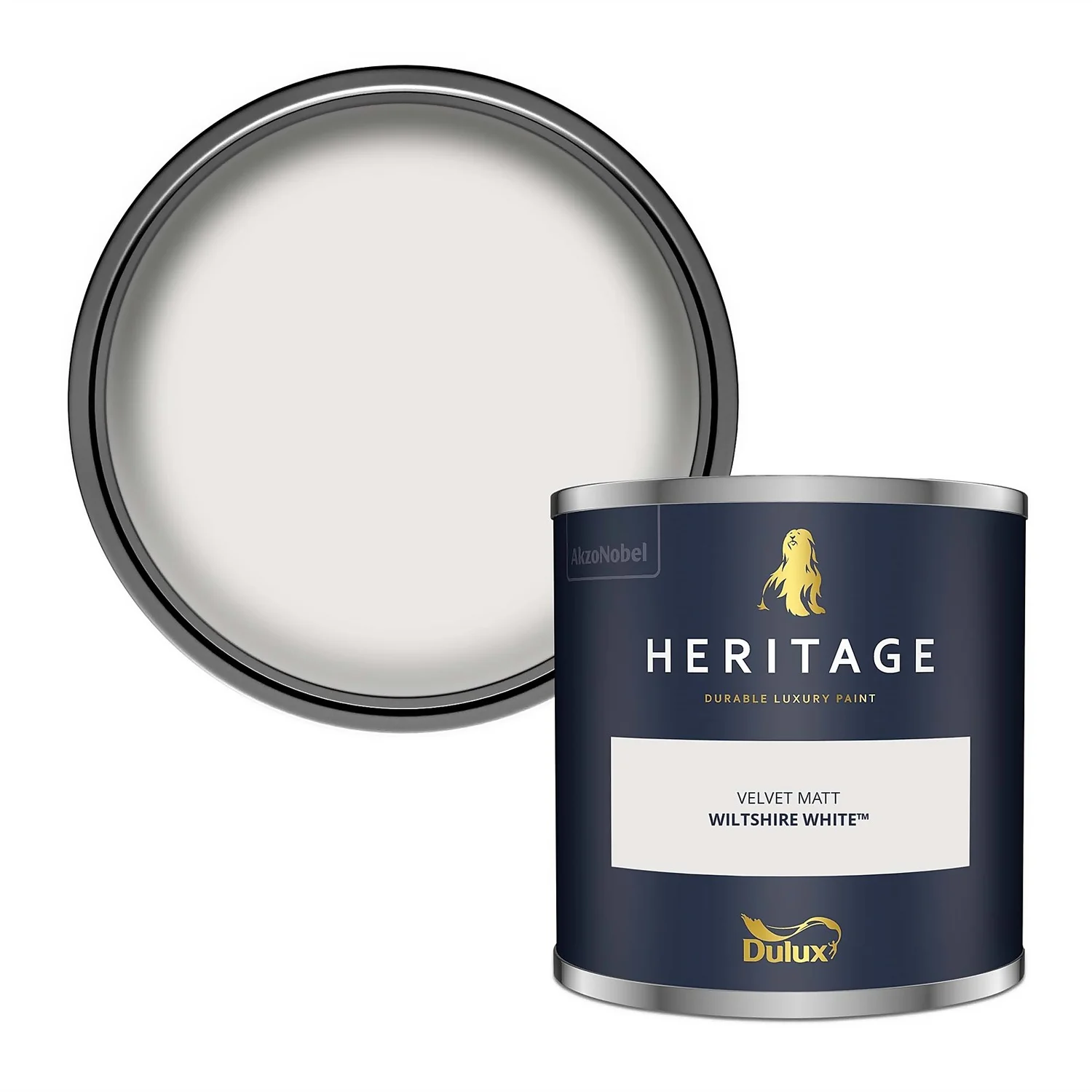 Dulux Heritage Matt Emulsion Paint Wiltshire White - Tester 125ml 3 Dulux Heritage Matt Emulsion Paint Wiltshire White - Tester 125ml