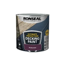 Ronseal Ultimate Protection Decking Paint Blackcurrant - 2.5L -Paint And Wallpaper Shop 12893348 1724942291322907