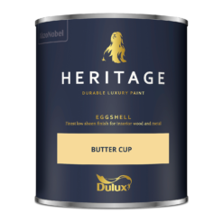 Dulux Heritage Eggshell Paint Butter Cup - 750ml -Paint And Wallpaper Shop 12899000 2114847631601911