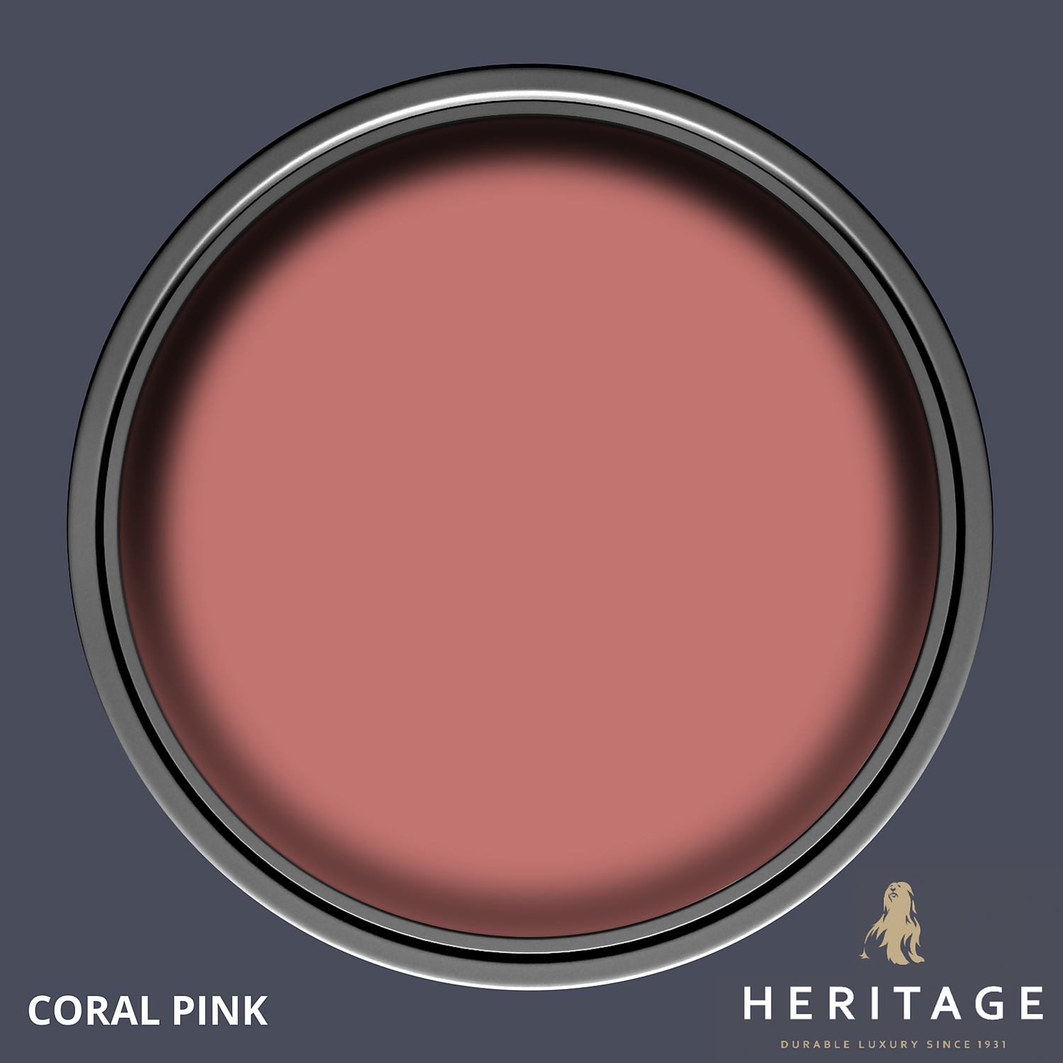 Dulux Heritage Eggshell Paint Coral Pink - 750ml 5 Dulux Heritage Eggshell Paint Coral Pink - 750ml - Image 3