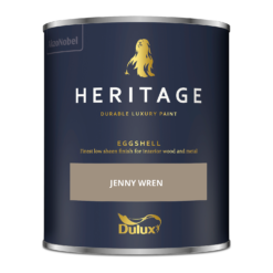 Dulux Heritage Eggshell Paint Jenny Wren - 750ml -Paint And Wallpaper Shop 12899044 5604847643883401