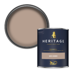 Dulux Heritage Eggshell Paint Mid Umber - 750ml