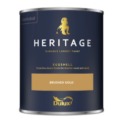 Dulux Heritage Eggshell Paint Brushed Gold - 750ml -Paint And Wallpaper Shop 12899059 1454847648707824