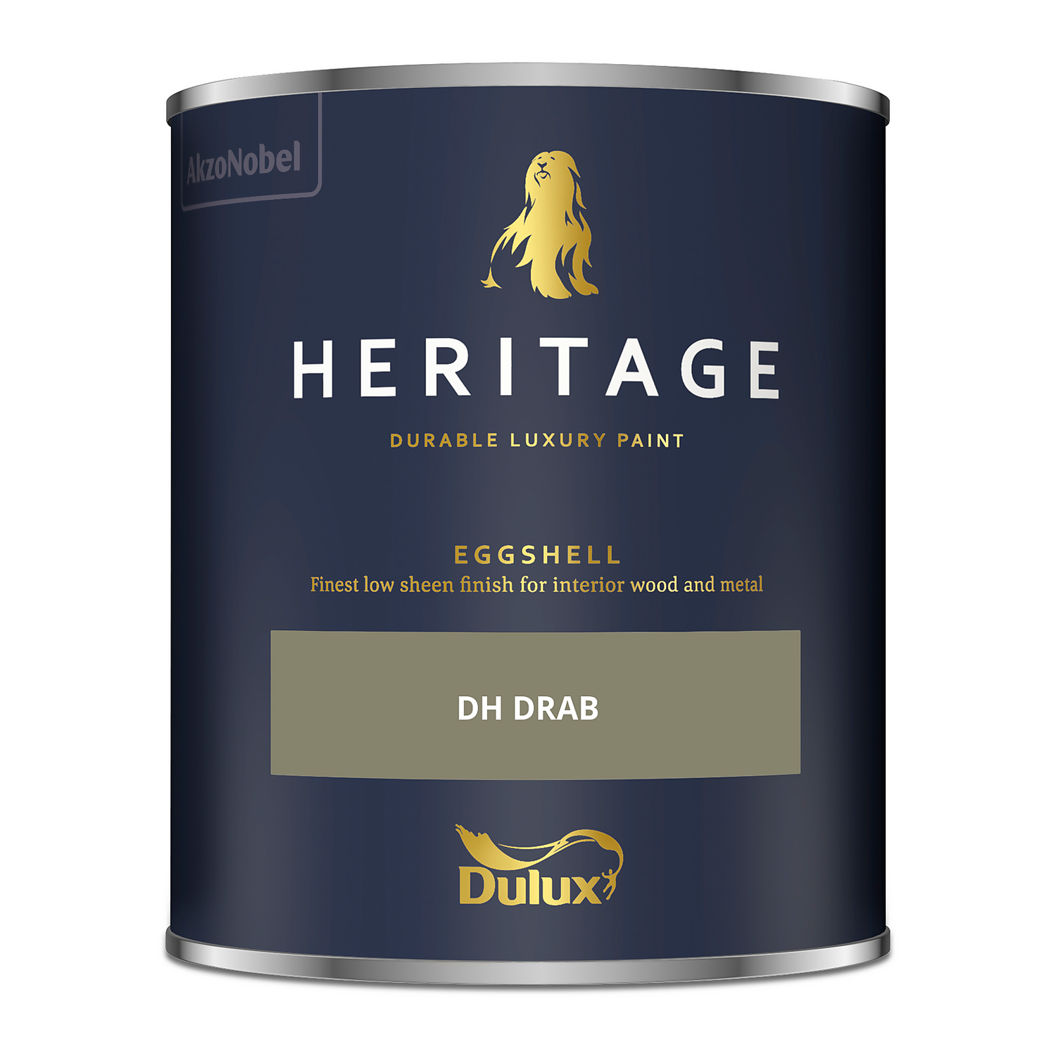 Dulux Heritage Eggshell Paint DH Drab - 750ml 6 Dulux Heritage Eggshell Paint DH Drab - 750ml - Image 4