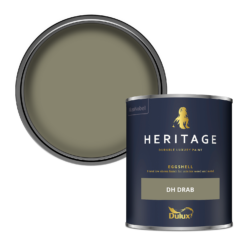 Dulux Heritage Eggshell Paint DH Drab - 750ml