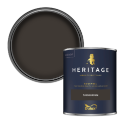 Dulux Heritage Eggshell Paint Tudor Brown - 750ml