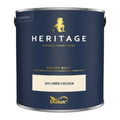 Dulux Heritage Matt Emulsion Paint DH Linen Colour - 2.5L -Paint And Wallpaper Shop 12899124 1464847672044776