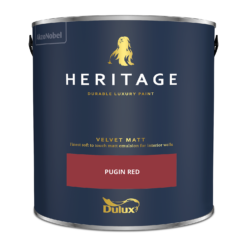 Dulux Heritage Matt Emulsion Paint Pugin Red - 2.5L -Paint And Wallpaper Shop 12899137 4634847682632583