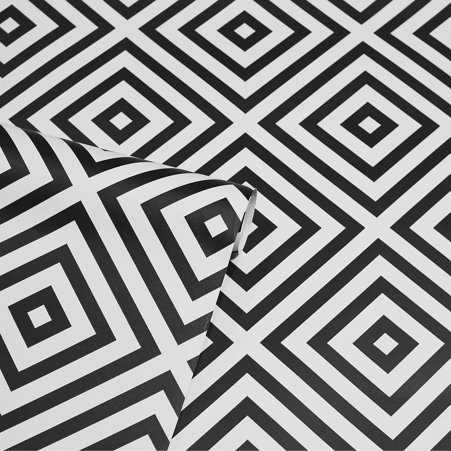 Arthouse Geometric Diamond Mono Wallpaper 6 Arthouse Geometric Diamond Mono Wallpaper - Image 4