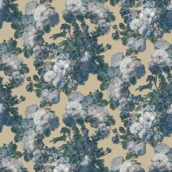 Elle Decoration Vintage Floral Yellow Wallpaper