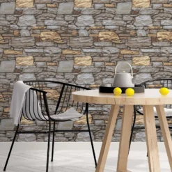 Organic Textures Organic Slate Beige Wallpaper -Paint And Wallpaper Shop 13120788 1894866366360942