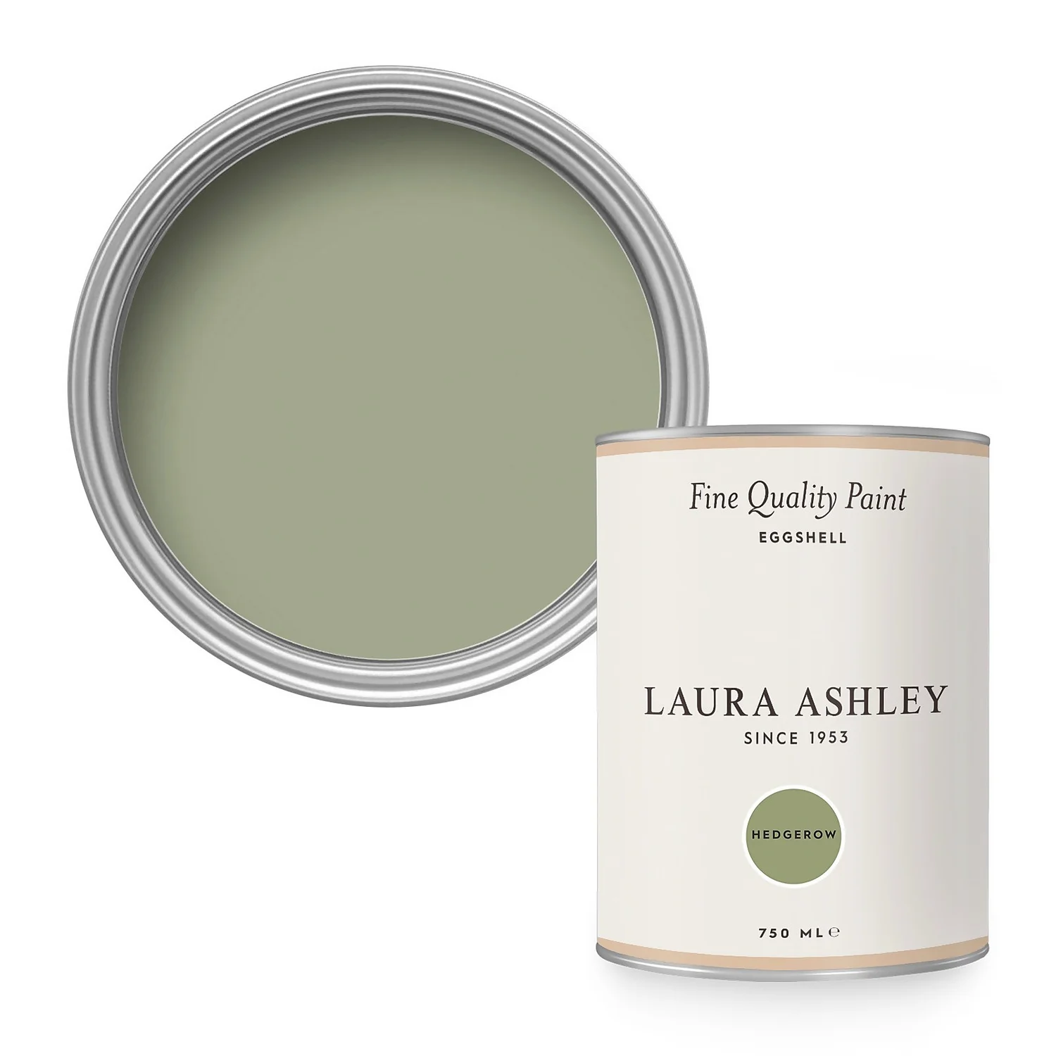 Laura Ashley Eggshell Paint Hedgerow - 750ml 3 Laura Ashley Eggshell Paint Hedgerow - 750ml