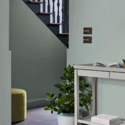 Laura Ashley Eggshell Paint Grey Green - 750ml -Paint And Wallpaper Shop 13134839 1464939288714773