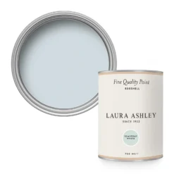 Laura Ashley Eggshell Paint Seaspray White - 750ml