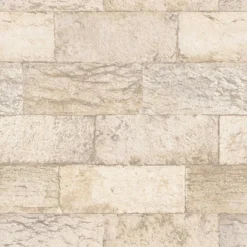 Organic Textures Organic Stone Beige Wallpaper Sample