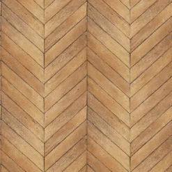 Organic Textures Chevron Wood Warm Brown Wallpaper Sample