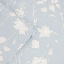 Laura Ashley Dragonfly Garden Chalk Blue Wallpaper -Paint And Wallpaper Shop 13135786 2124871514050286