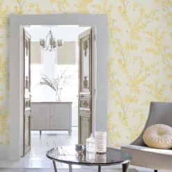 Laura Ashley Forsythia Sunshine Wallpaper 5 Laura Ashley Forsythia Sunshine Wallpaper -Paint And Wallpaper Shop 13135795 1484871506672824